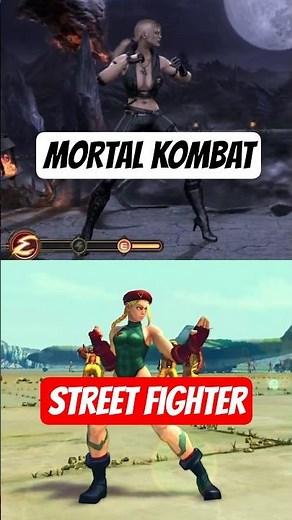 Mortal Kombat vs Street Fighter IV - Characters Comparison #streetfighter