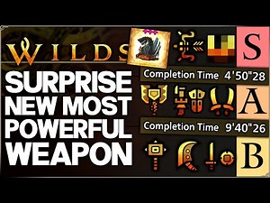 Monster Hunter Wilds - The BEST New Highest Damage Weapon in Game - Weapons Tier List Rank Guide!