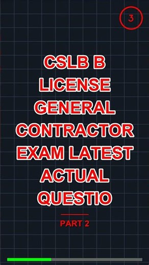 Cslb B License General Contractor Exam Latest Actu