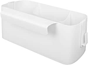 Bedside Caddy Hanging Basket Organizer with Hooks Dorm Bunk Beds Shelf Night Table Storage Holder for Remote Controls Magazines Phone Glasses Bottle (White)