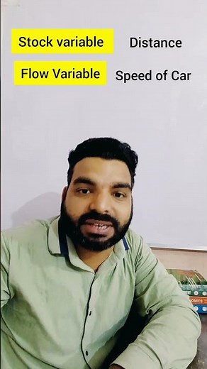 Stock variable and Flow Variable #macroeconomics #nationalincome #stockvariable #12economics