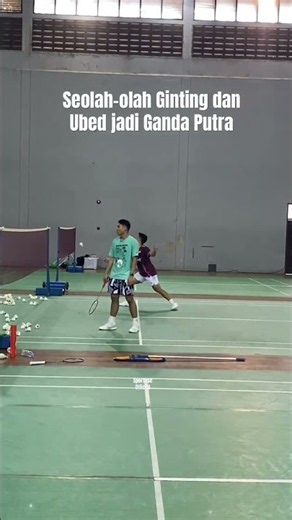 Anthony Ginting dan Moh Ubed latihan bareng