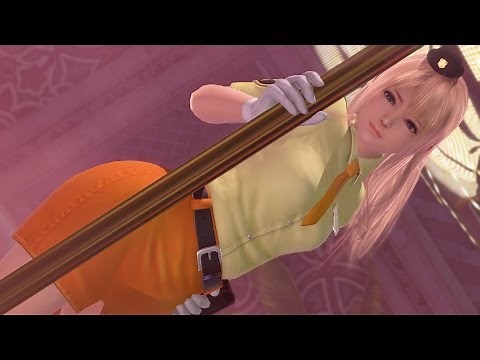 DOAX3 Marie POLE DANCE (マリー・ローズ、水着：イソギンチャクＦ、髪型：ロング) Sea Anemones F