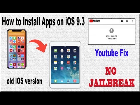 How to install apps on iOS 9.3 and YouTube fix error loading