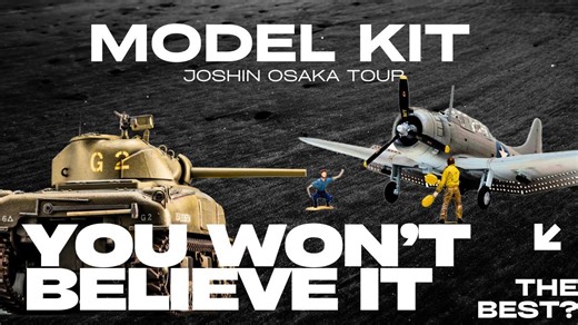 Model Kit Heaven | Exploring Hidden Treasures at Joshin Osaka