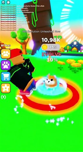 Evolving My Strongest Pet in Roblox Power Simulator!