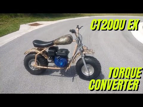 Coleman CT200U EX with Torque Converter - Top Speed Run