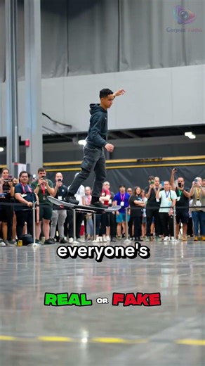 Man Rides a Floating Hoverboard at Convention 🤯 | Real Tech or AI?