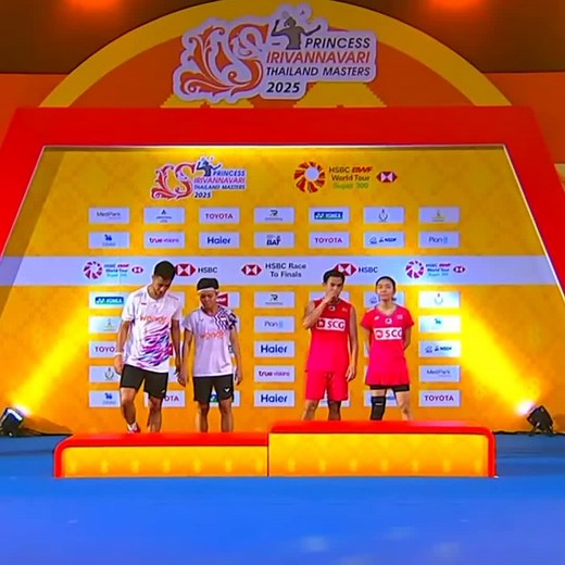 Dejan Ferdinansyah and Fadia Silva at Thailand Masters 2025