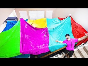 WORLD’S BIGGEST BLANKET FORT CHALLENGE!