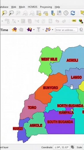 Add colour to QGIS map: Beginners #map #tutorial #geography #qgis #qgistutorials