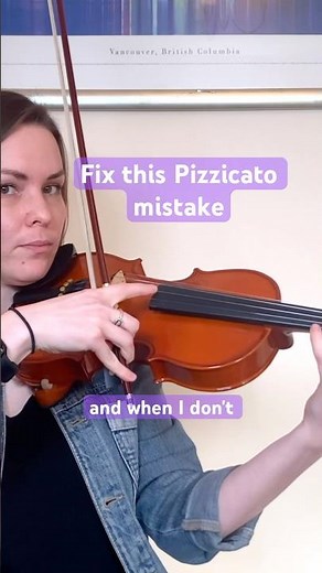 How to improve your violin pizzicato #violon #learnviolin #violintips