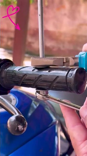 Bike Safety DIY Hack | Handle Pickup Hole Lock Using Nut Bolt & Washer Latch Idea 💡✅👍