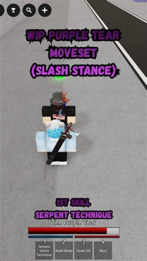 The Purple Tear Moveset (WIP) | ItsKurZa #jujutsushenanigans #jjs #roblox