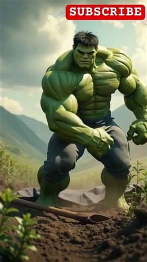 🥒HULK PLANTS CUCUMBERS! #marvel #avengers #superhero #Hulk #cute #shorts #funny #freefire #short