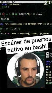 I create a custom port scanner in Bash