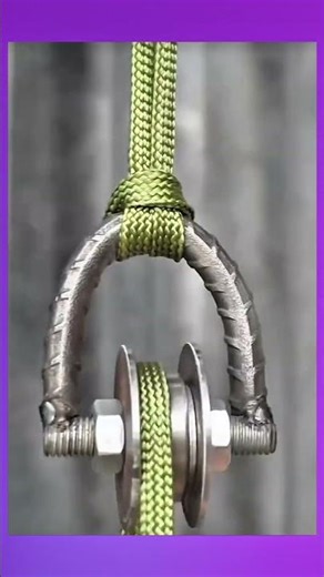 Building a pulley system using reused bearings and scrap steel poles, simple yet highly functional.