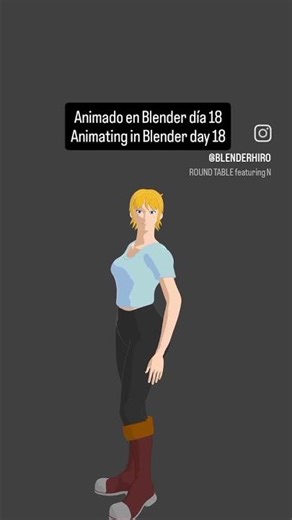 animando en Blender día 18 animating in Blender day 18 #blender #animation #3danimation #3d #art