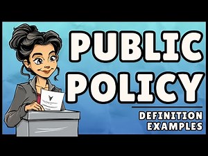 Public Policy: Definition & Examples (Easy Explanation)