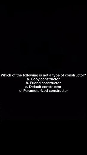 C++ Constructors MCQ | Important OOP Question | C++ Interview Prep
