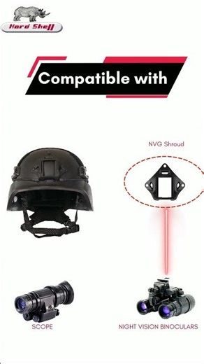 Hard Shell Tactical NVG Mount | Night Vision Ready Tactical Upgrade |Hard Shell FZE #nvg