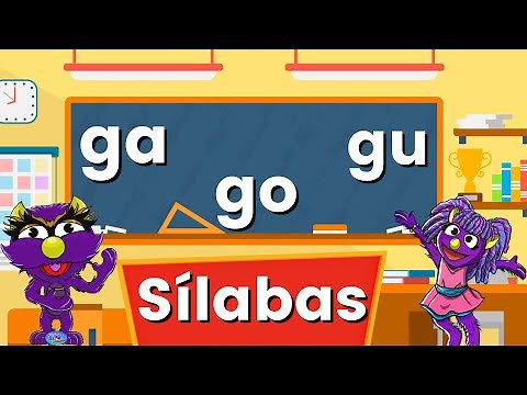 silabas para niños ga go gu / Syllables with Gg /
