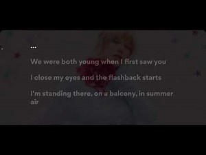 Love story Taylor swift (marry me Juliet) (LYRICS)