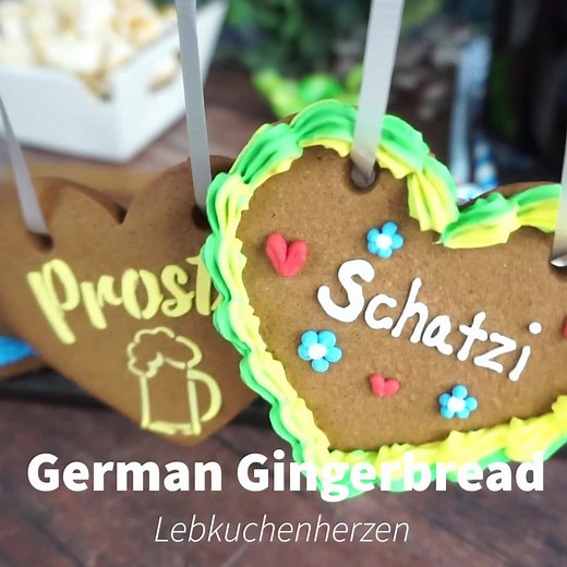 Did you know that during Oktoberfest in Germany they make cookies that you WEAR?! Make your own Lebkuchenherzen (gingerbread hearts) and let us know if you celebrate Oktoberfest! Full recipe here: https://www.thecookiecountess.com/blogs/recipes-and-tutorials/german-gingerbread | The Cookie Countess