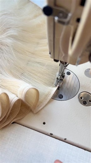 How Clip-In Hair Extensions Are Sewn | Handmade Human Hair Extensions