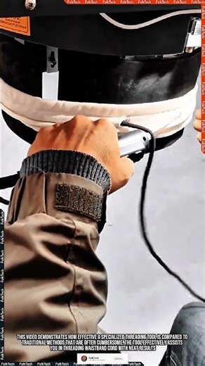 Drawstring Threader Tool: Threading Waistband Cord Neat Fast Precise #tool #tools #innovation