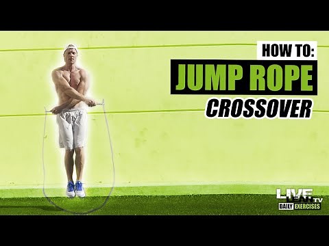 How To Do A JUMP ROPE CROSSOVER | Exercise Demonstration Video and Guide