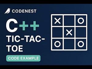 C++ Tic Tac Toe Game | Part I (Step by Step) | Code_Nest