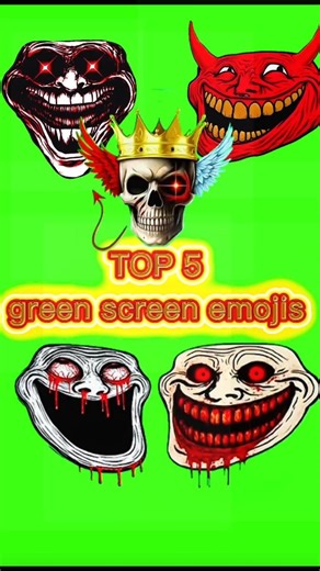 TOP 5 green screen emojis #edit #imoji #youtubeshorts