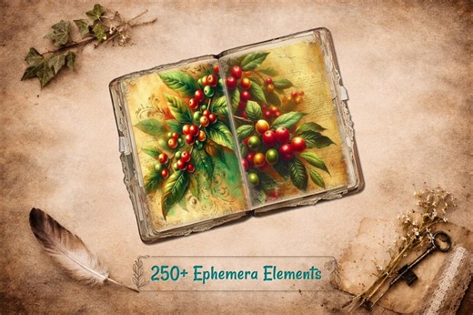 Coffee Junk Journal Pages - Vintage Java Digital Papers & Printable Ephemera (instant Download) - Etsy