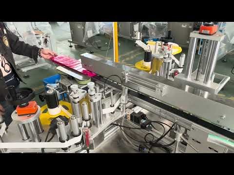 Cosmetic packaging box Tamper-evident Seal Sticker labeling machine solution