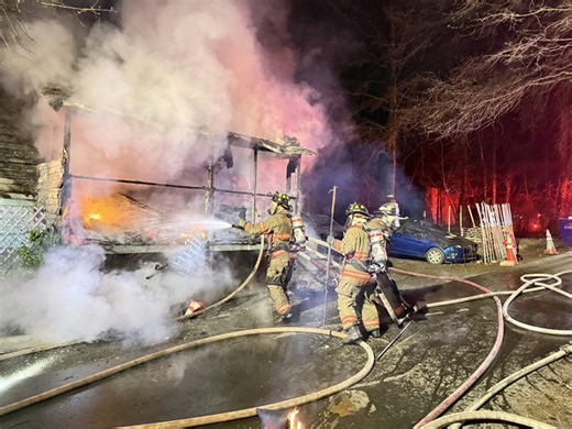Firefighter injured after 2 dogs saved from house fire in North Carolina