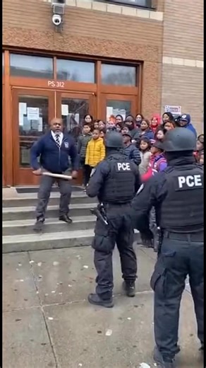 Mike Wayne on Instagram: "Principal protects students from ICE"