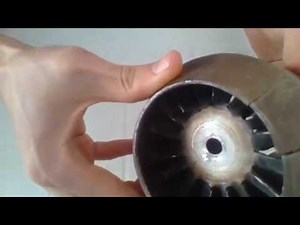 homemade jet engine parts and assembly