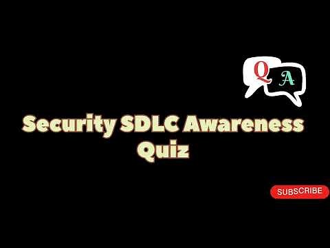 Secure SDLC Assessment answers 2025 #SSDLC #assesment #saqquiz #sdlc #SDLC