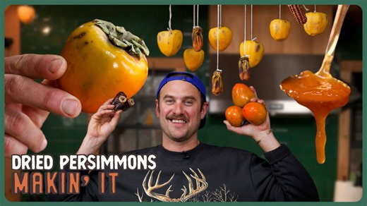 Cook a sweet fruit snack with persimmons at home
