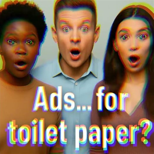 Seriously? Ads… even for toilet paper? #ThinkBeforeYouShare #CyberAwareness #OnlineSafety