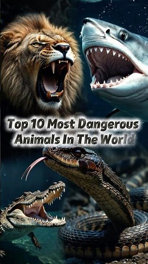 Top 10 Most Dangerous Animals In The World (You Won’t Believe #1!)