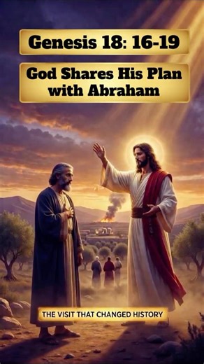 Genesis 18:16-19 Animated – God Shares His Plans with Abraham ✨