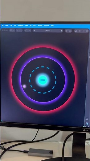 I Built an ARC reactor with One line of CSS #css #website #tips #tricks #tailwindcss #viral