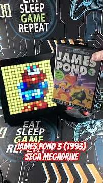 James Pond 3 (1993) short Sega Megadrive retrogaming set-up & gameplay footage #gaming #shorts