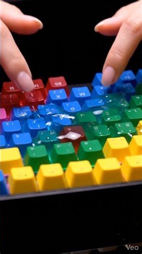 Jelly Keyboard ASMR 🍬 #satisfying #asmr
