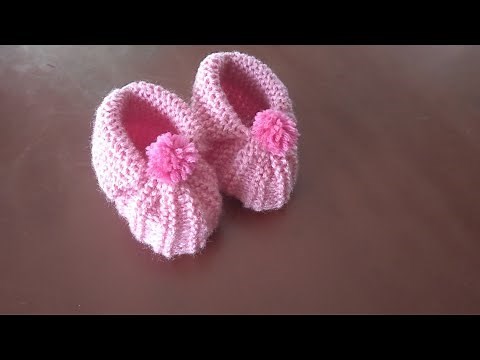 DIY Baby Booties | Very easy to knit booties | You can knit them in a day!