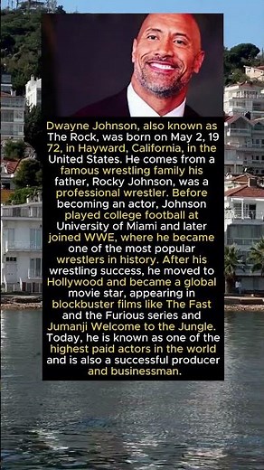 Dwayne Johnson (The Rock) Life Story | From WWE Superstar to Hollywood’s Highest Paid Actor