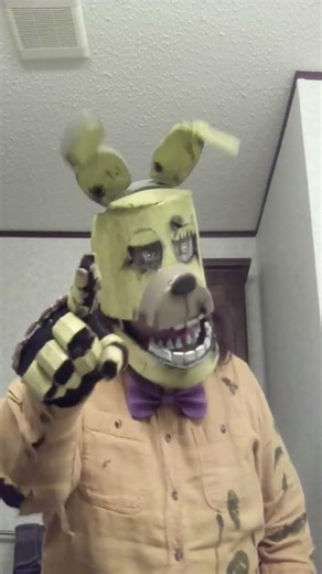 #williamafton #springbonnie FNAF 2 Withered SpringBonnie Cosplay Video Voice line
