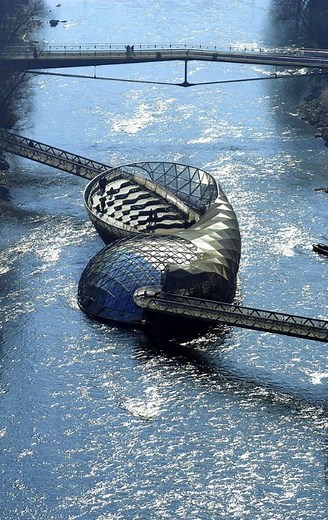 ✅ Mur Island Bridge - Data, Photos & Plans - WikiArquitectura